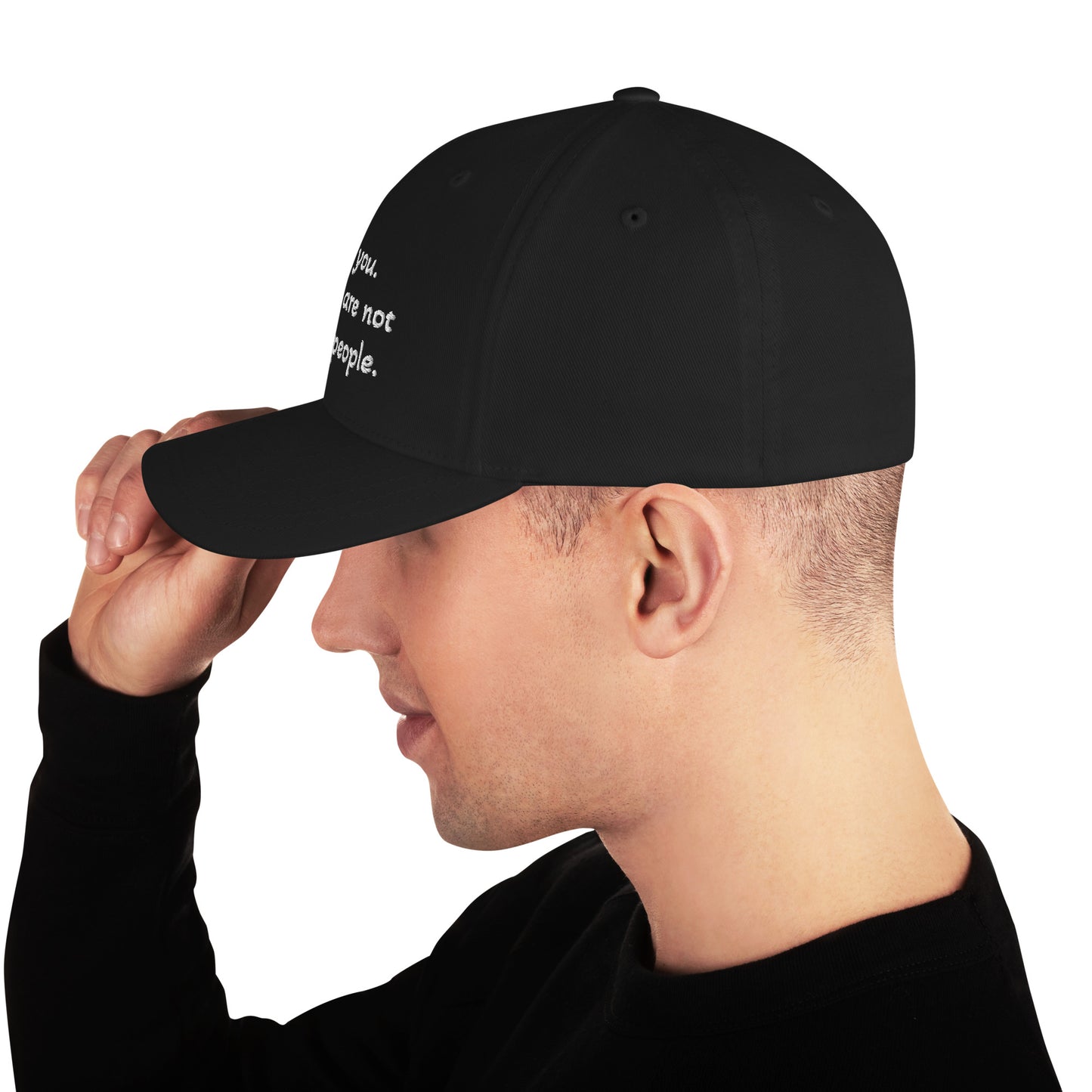Structured Twill Cap - You're not serious people