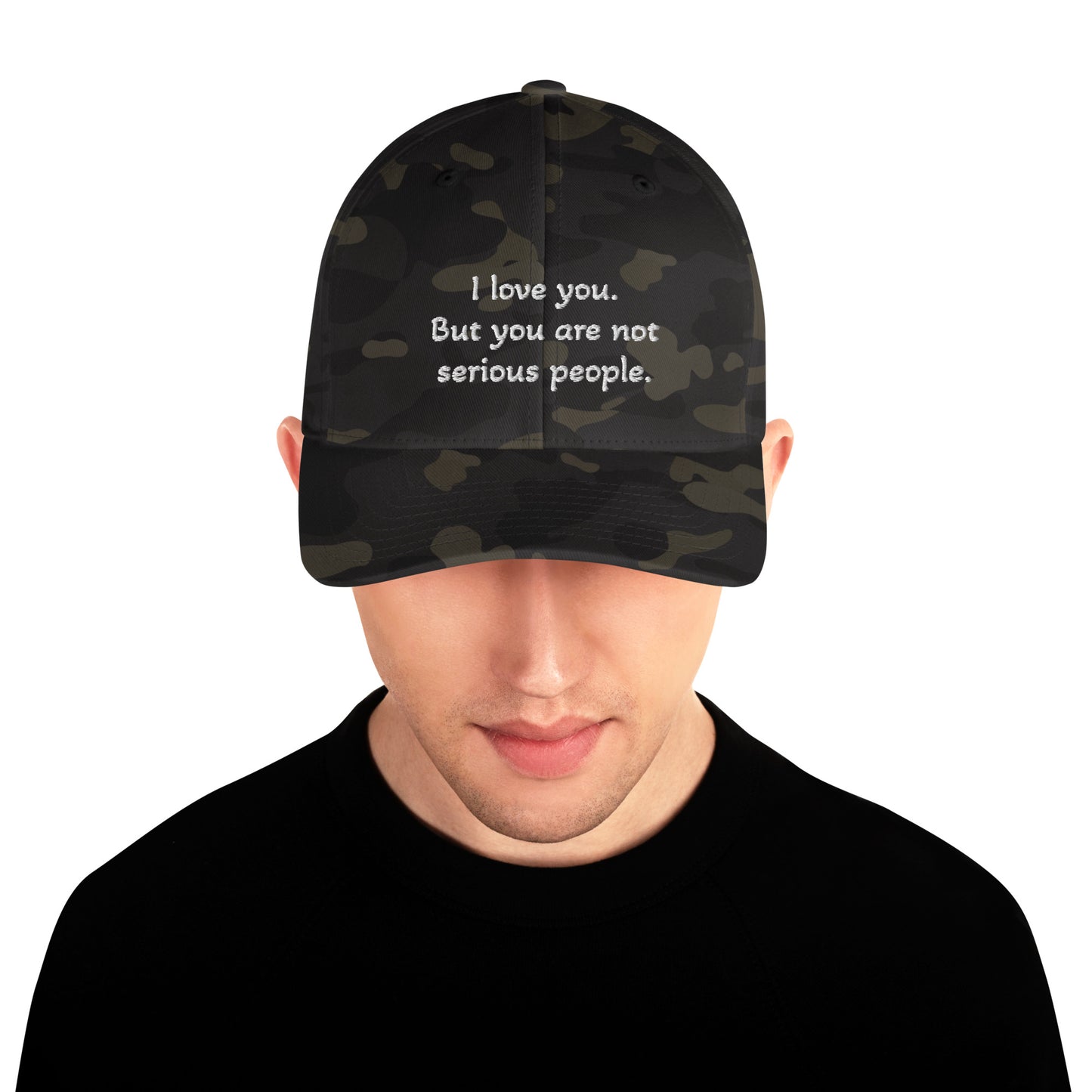 Structured Twill Cap - You're not serious people