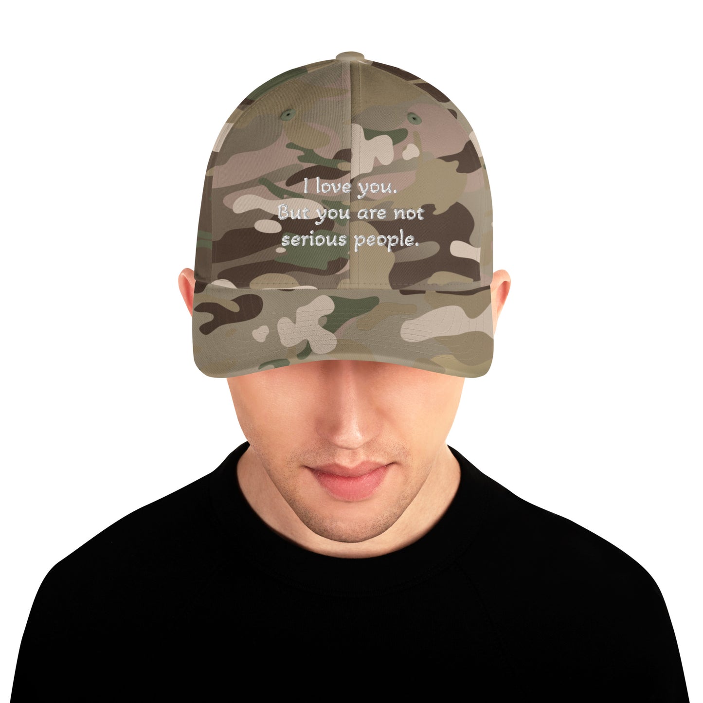 Structured Twill Cap - You're not serious people