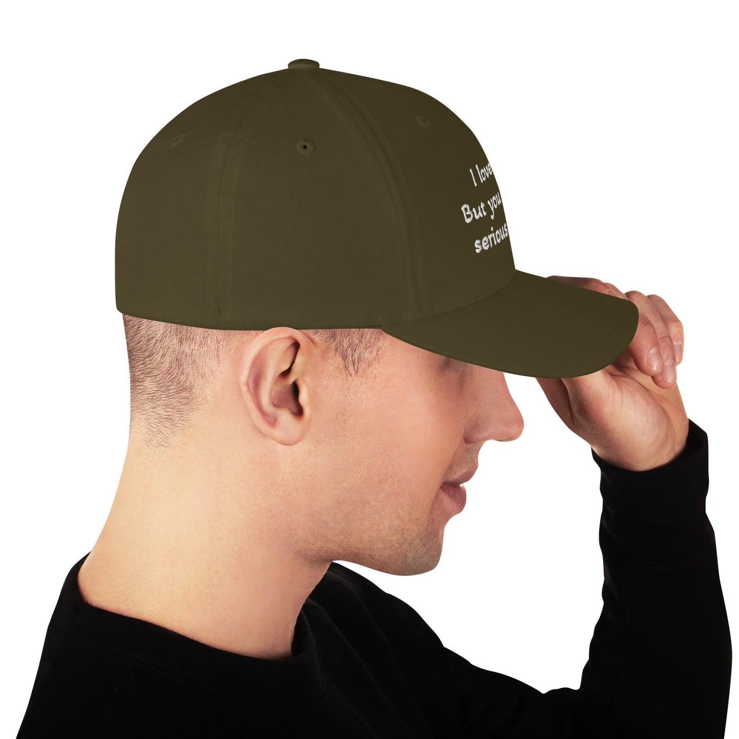 Structured Twill Cap - You're not serious people