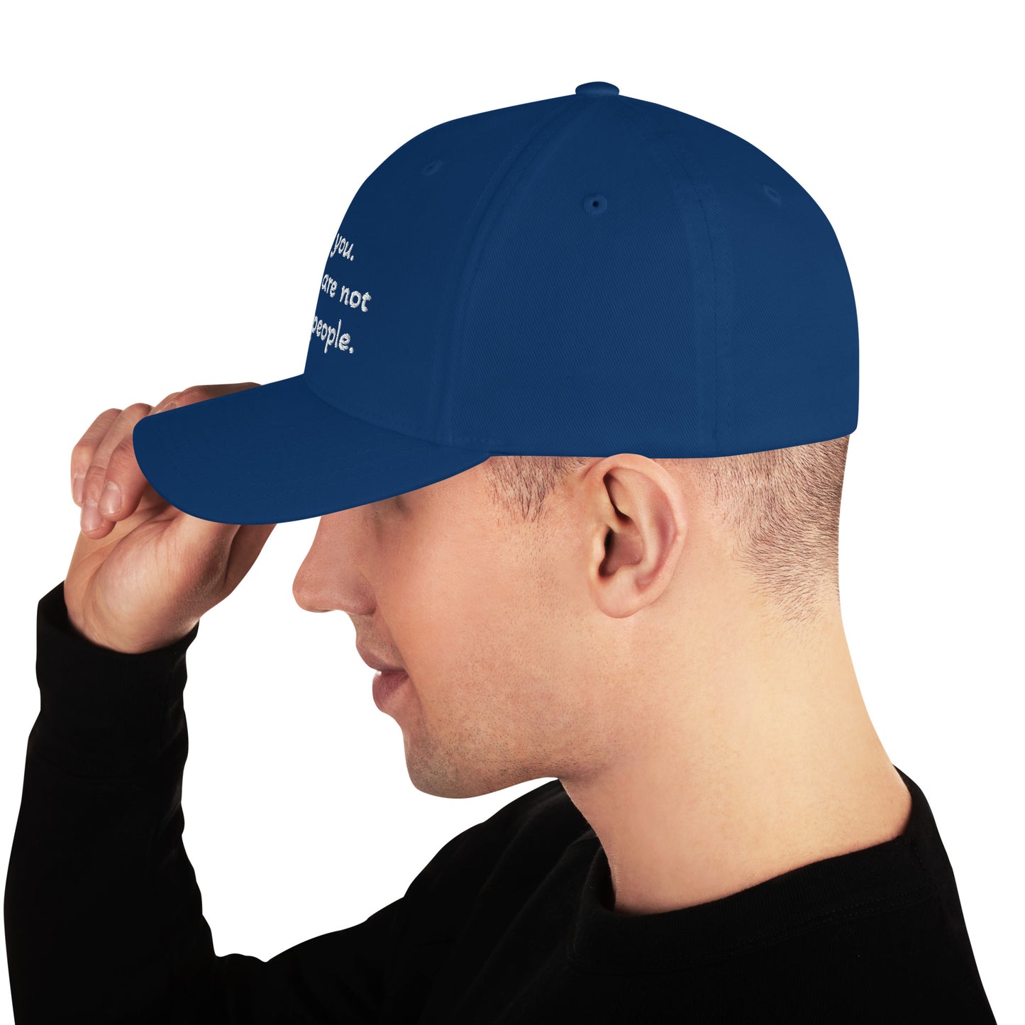 Structured Twill Cap - You're not serious people